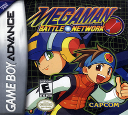 Mega Man Battle Network box art for GameBoy Advance